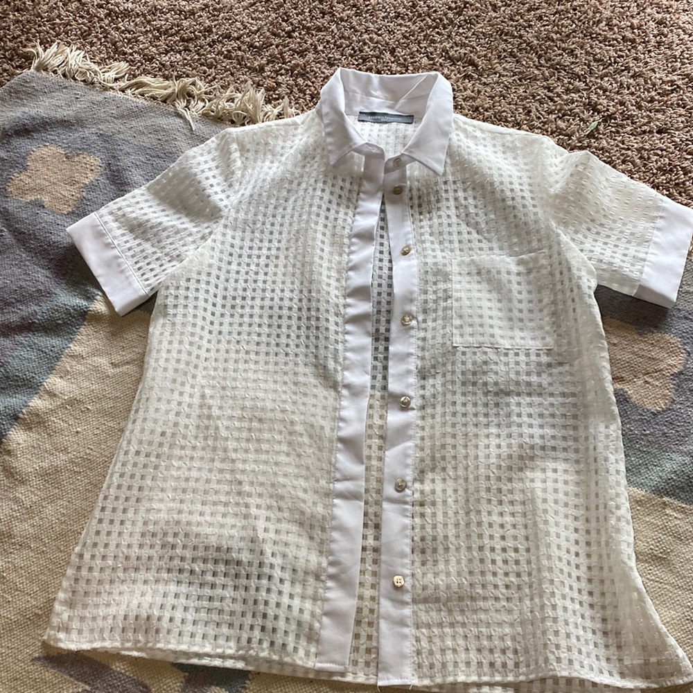White button up